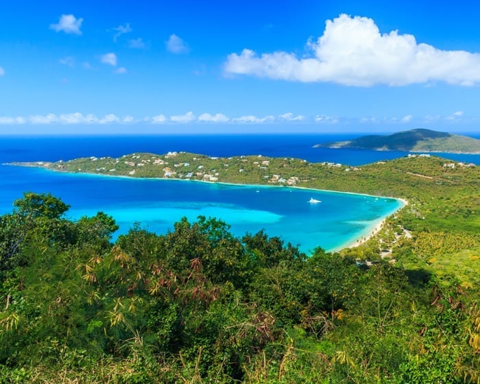 Magens Bay beach, St. Thomas, U.S. Virgin Islands