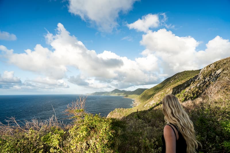 St. Croix Hillside and Caribbean Sea